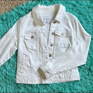 Celebrity Pink White Jean Denim Jacket
